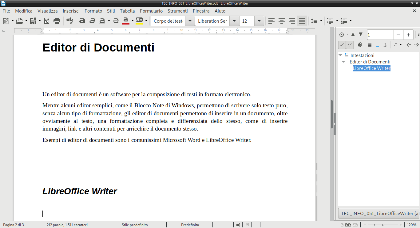 Editor di documenti
