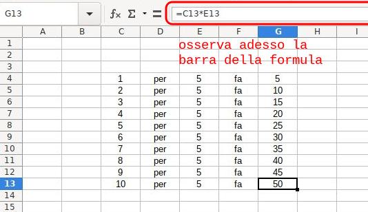osserva formula!!!