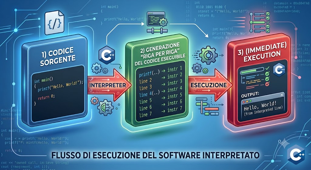 Esecuzione di un linguaggio interpretato